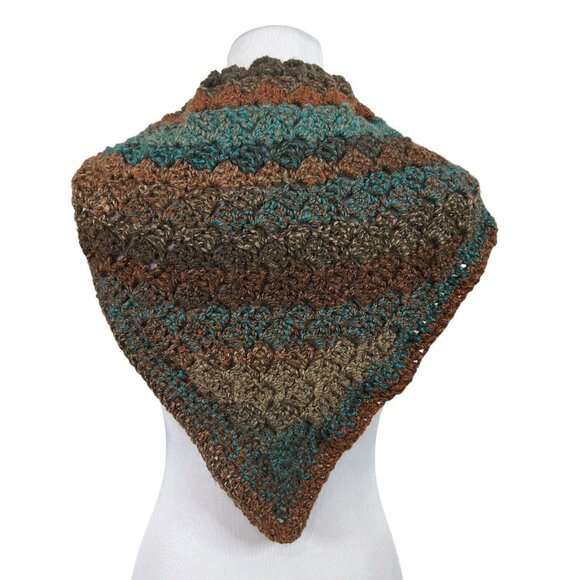 Handmade Crochet 100% Acrylic (soft) Neck Warmer Snood Shawl OS Boho Lagenlook - Picture 7 of 9